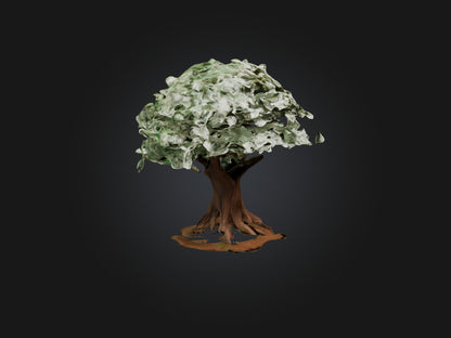 3D model Money Tree Model VR / AR / low-poly