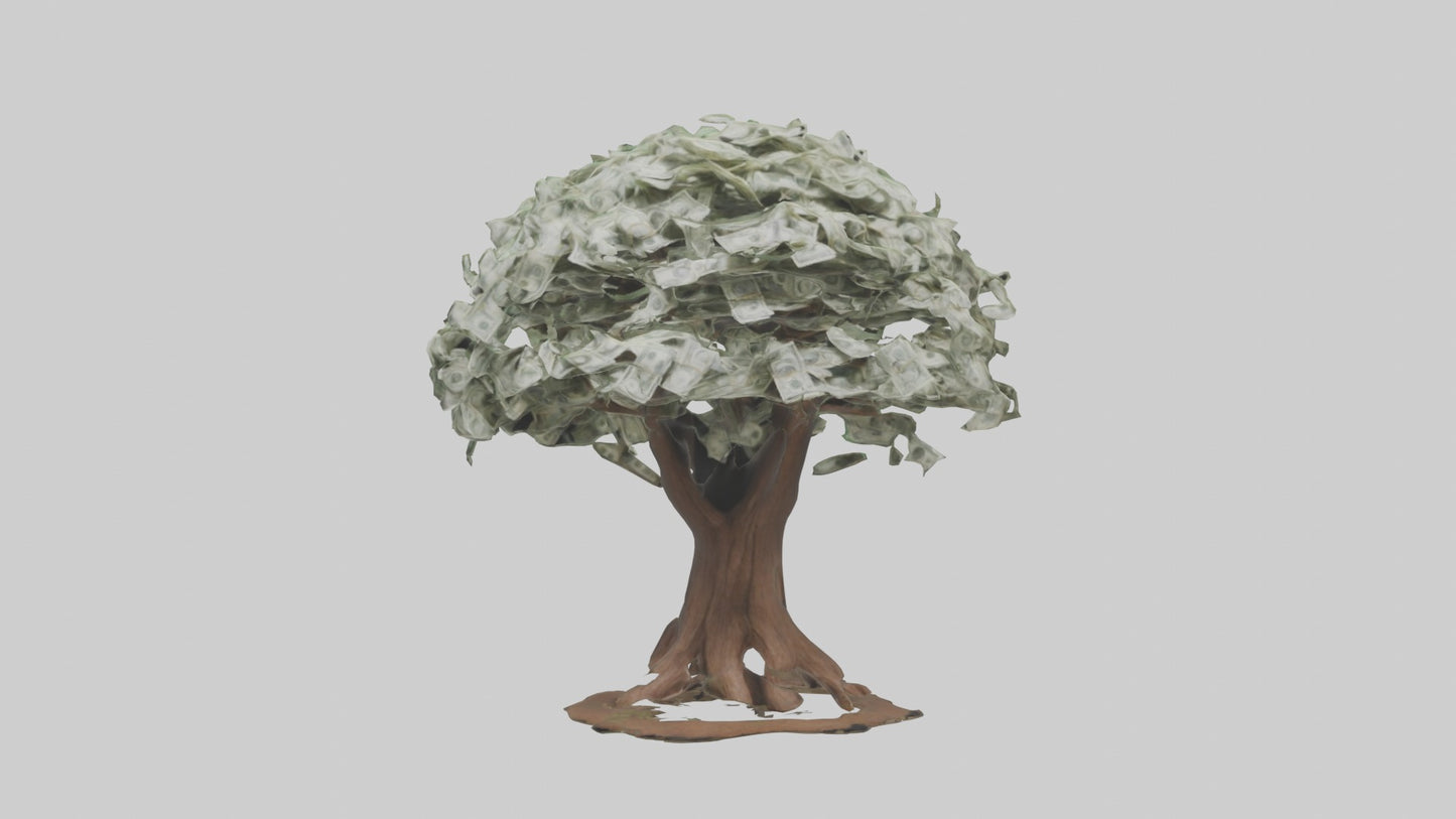 3D model Money Tree Model VR / AR / low-poly
