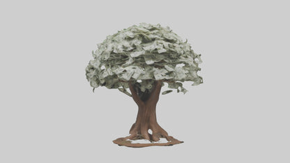3D model Money Tree Model VR / AR / low-poly