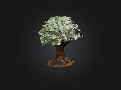 3D model Money Tree Model VR / AR / low-poly