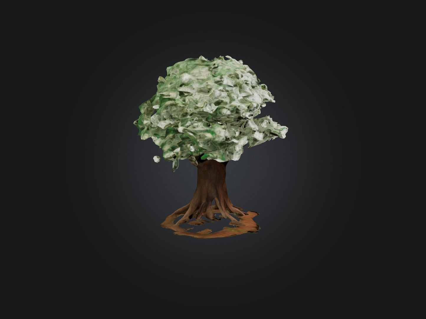 3D model Money Tree Model VR / AR / low-poly