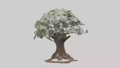 3D model Money Tree Model VR / AR / low-poly