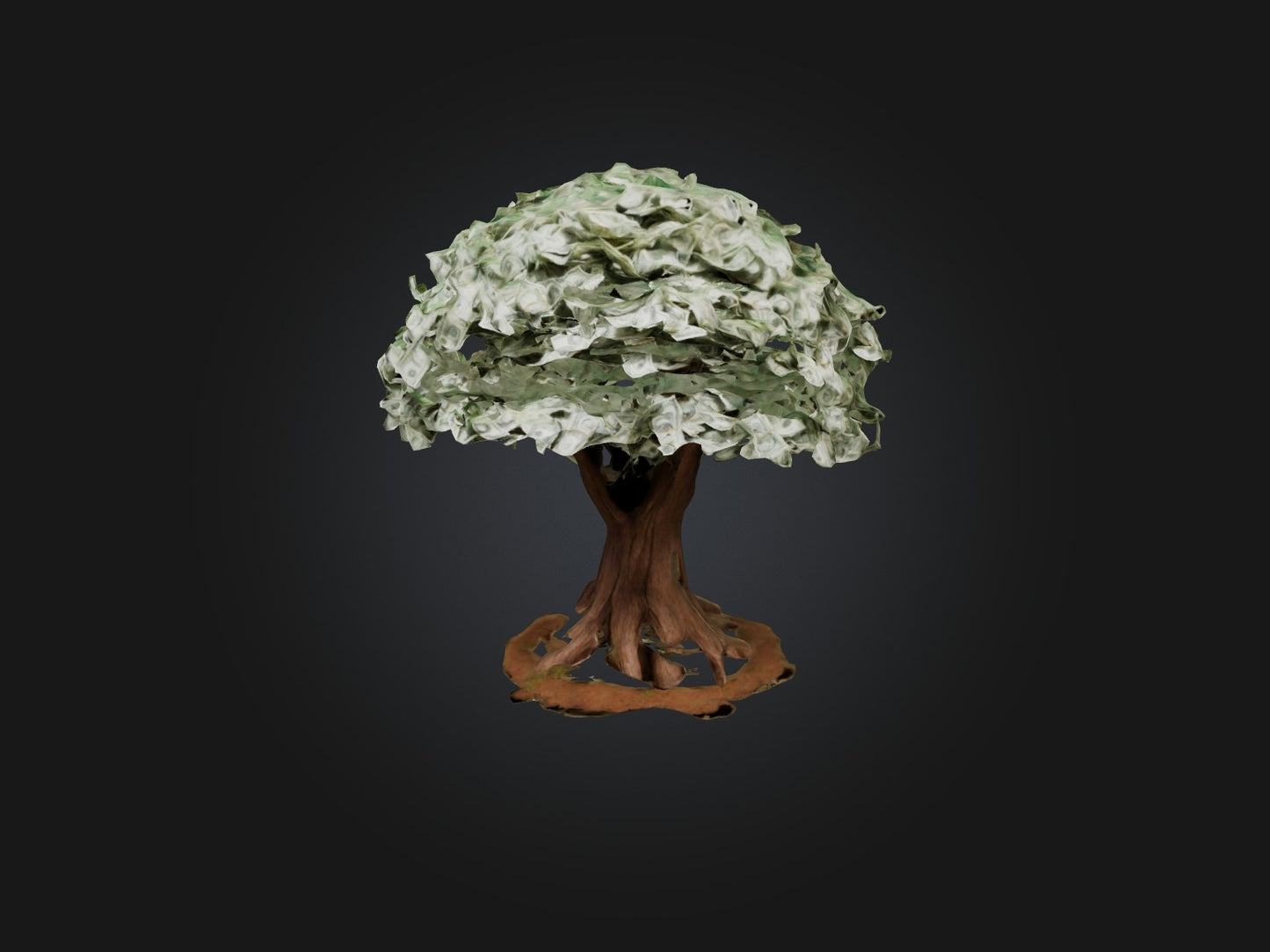 3D model Money Tree Model VR / AR / low-poly