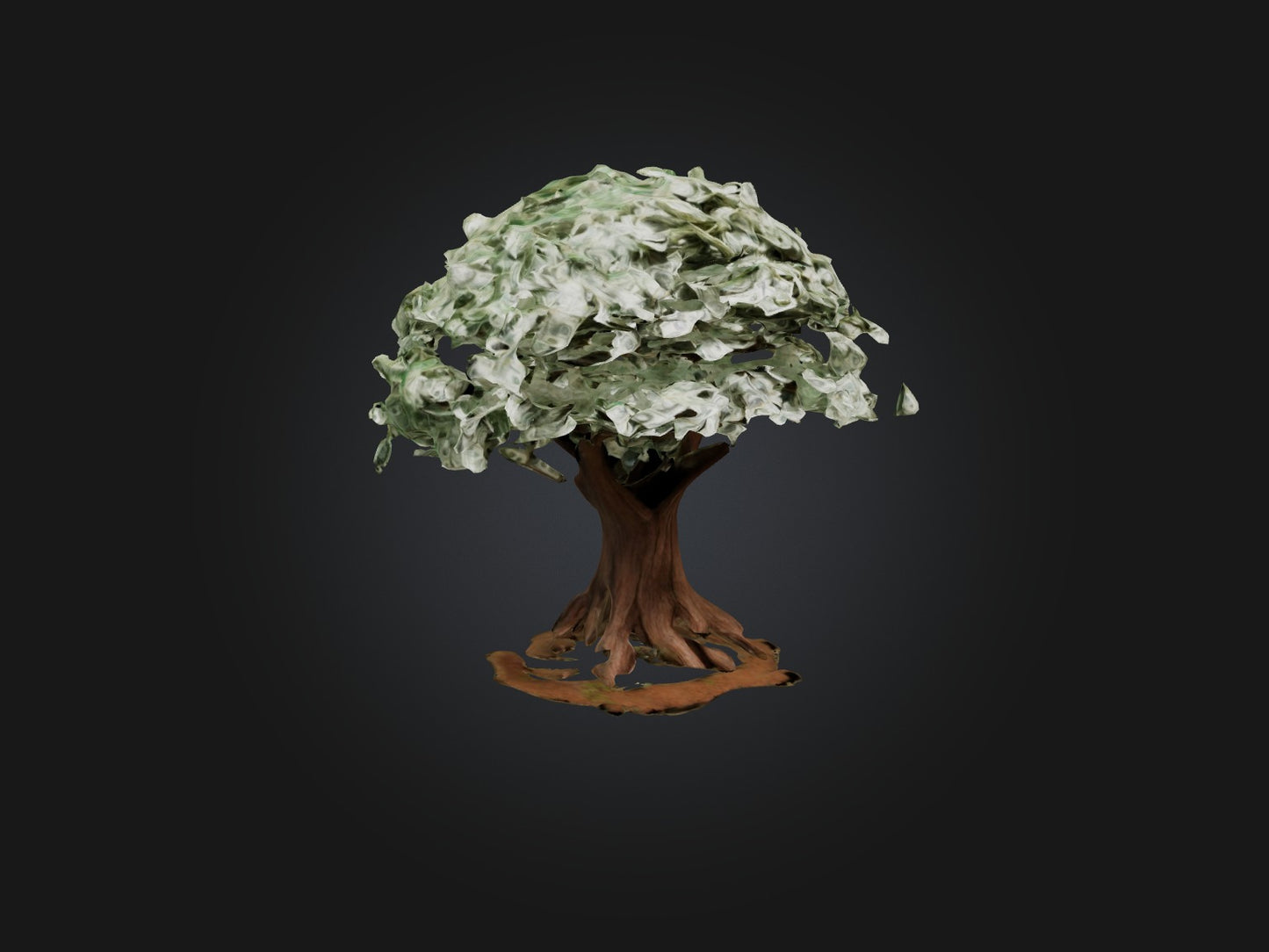 3D model Money Tree Model VR / AR / low-poly