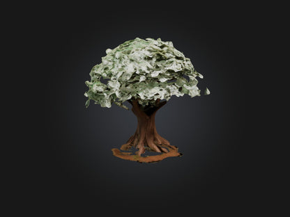 3D model Money Tree Model VR / AR / low-poly
