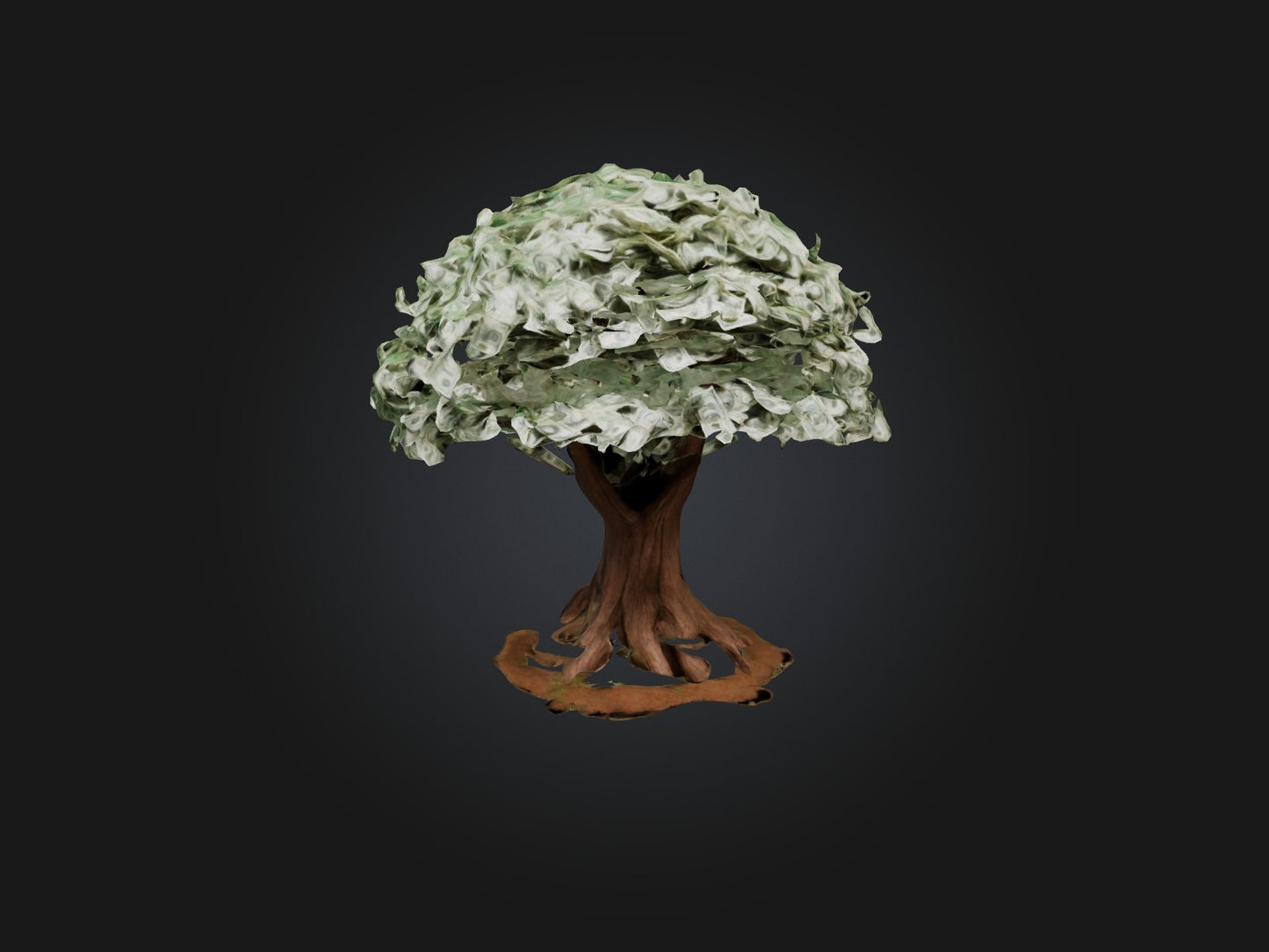 3D model Money Tree Model VR / AR / low-poly