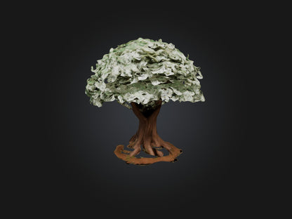 3D model Money Tree Model VR / AR / low-poly
