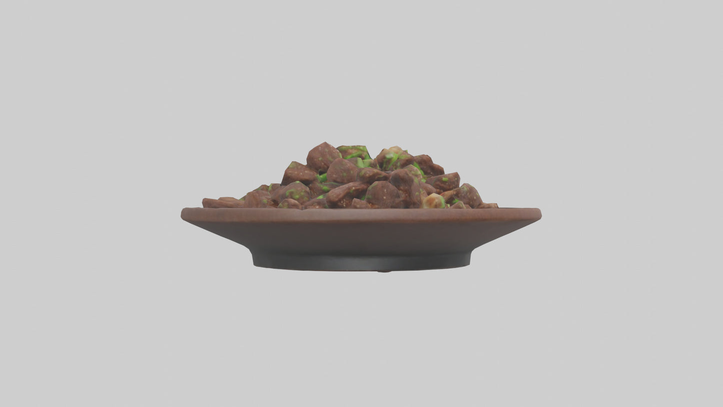 Mongolian beef model 3D model
