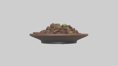 Mongolian beef model 3D model