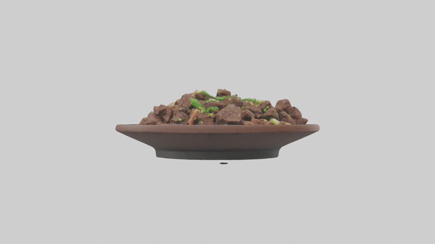 Mongolian beef model 3D model
