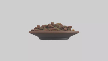 Mongolian beef model 3D model