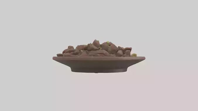 Mongolian beef model 3D model