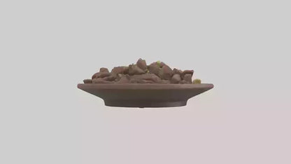 Mongolian beef model 3D model