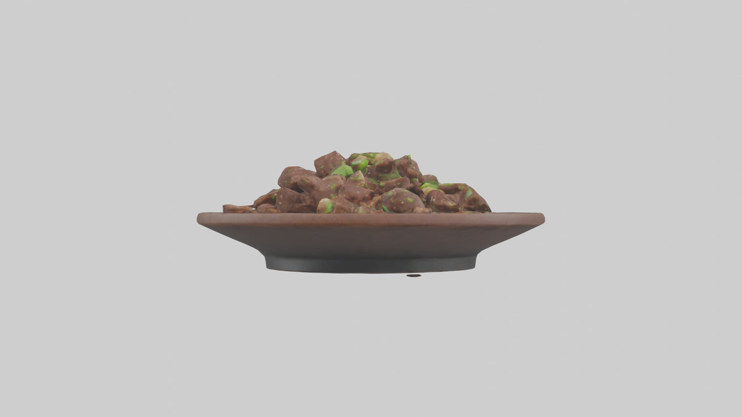 Mongolian beef model 3D model