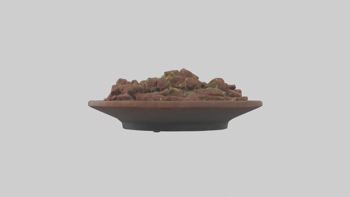 Mongolian beef model 3D model