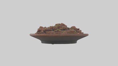 Mongolian beef model 3D model