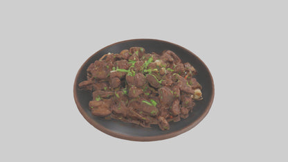 Mongolian beef model 3D model