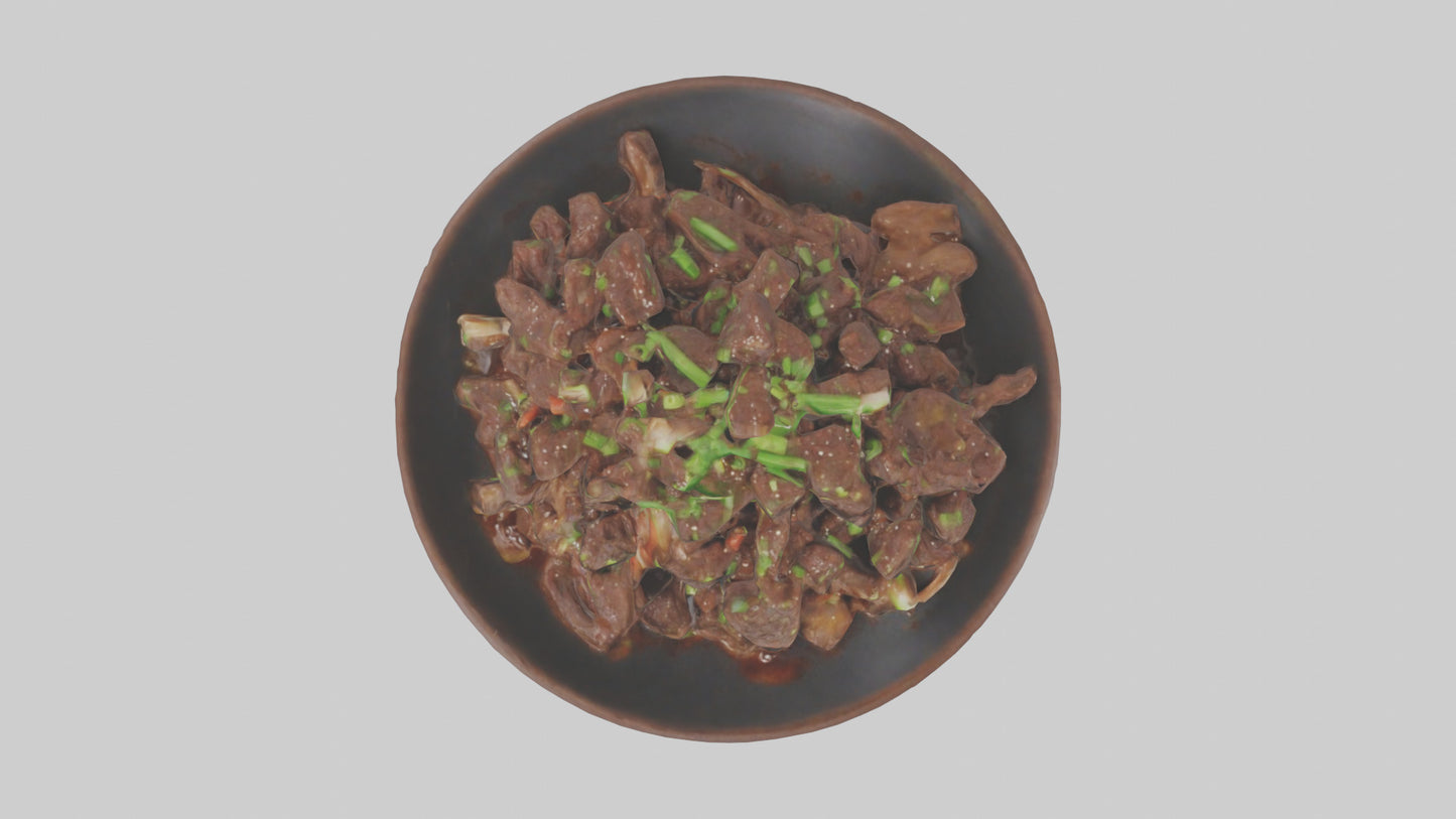 Mongolian beef model 3D model