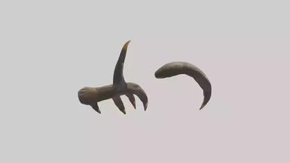 3D model Monkey Claws VR / AR / low-poly