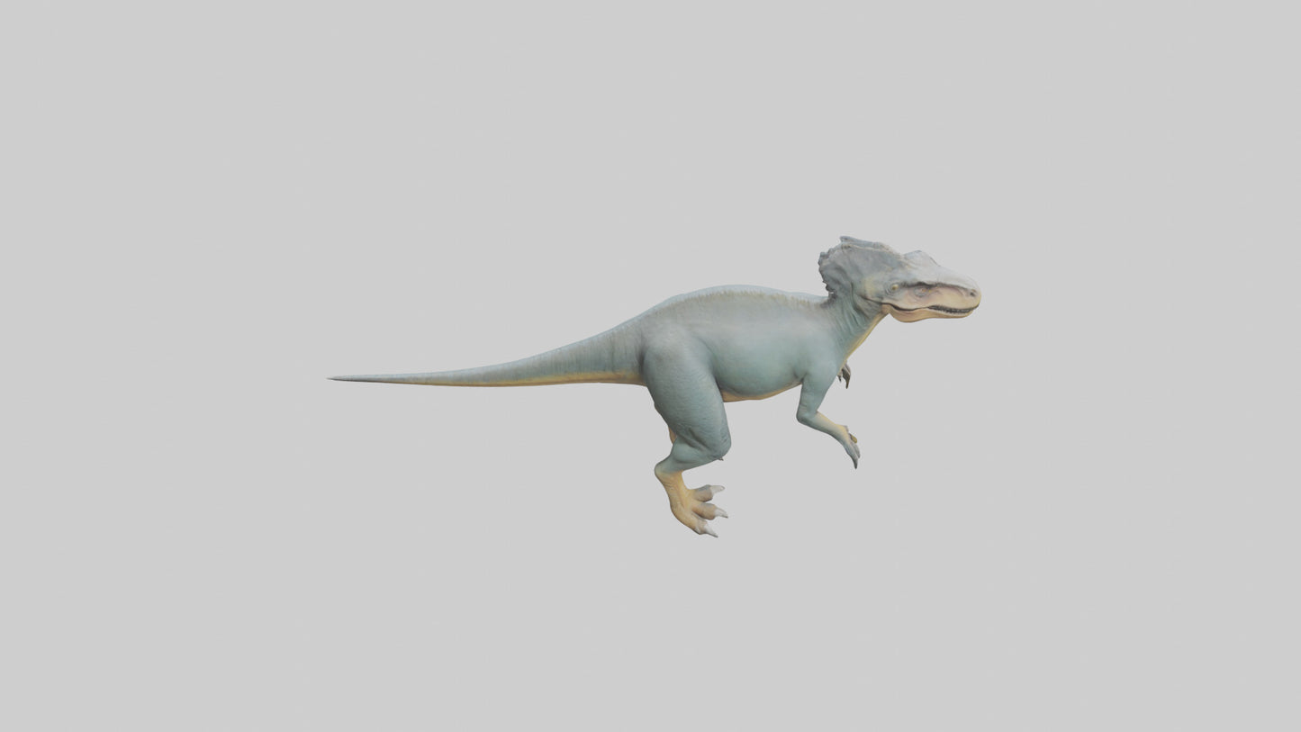 Monolophosaurus model 3D model