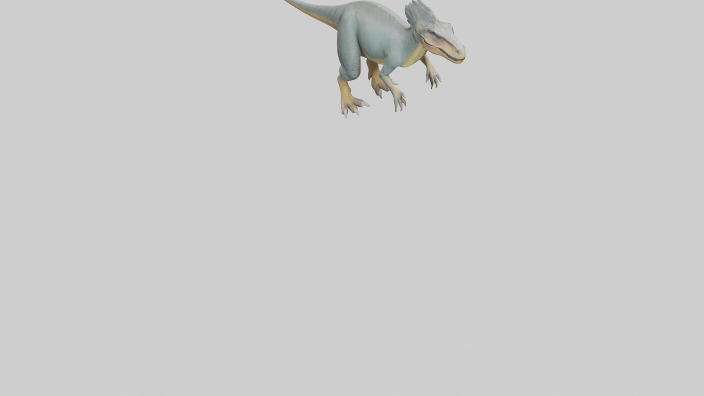Monolophosaurus model 3D model