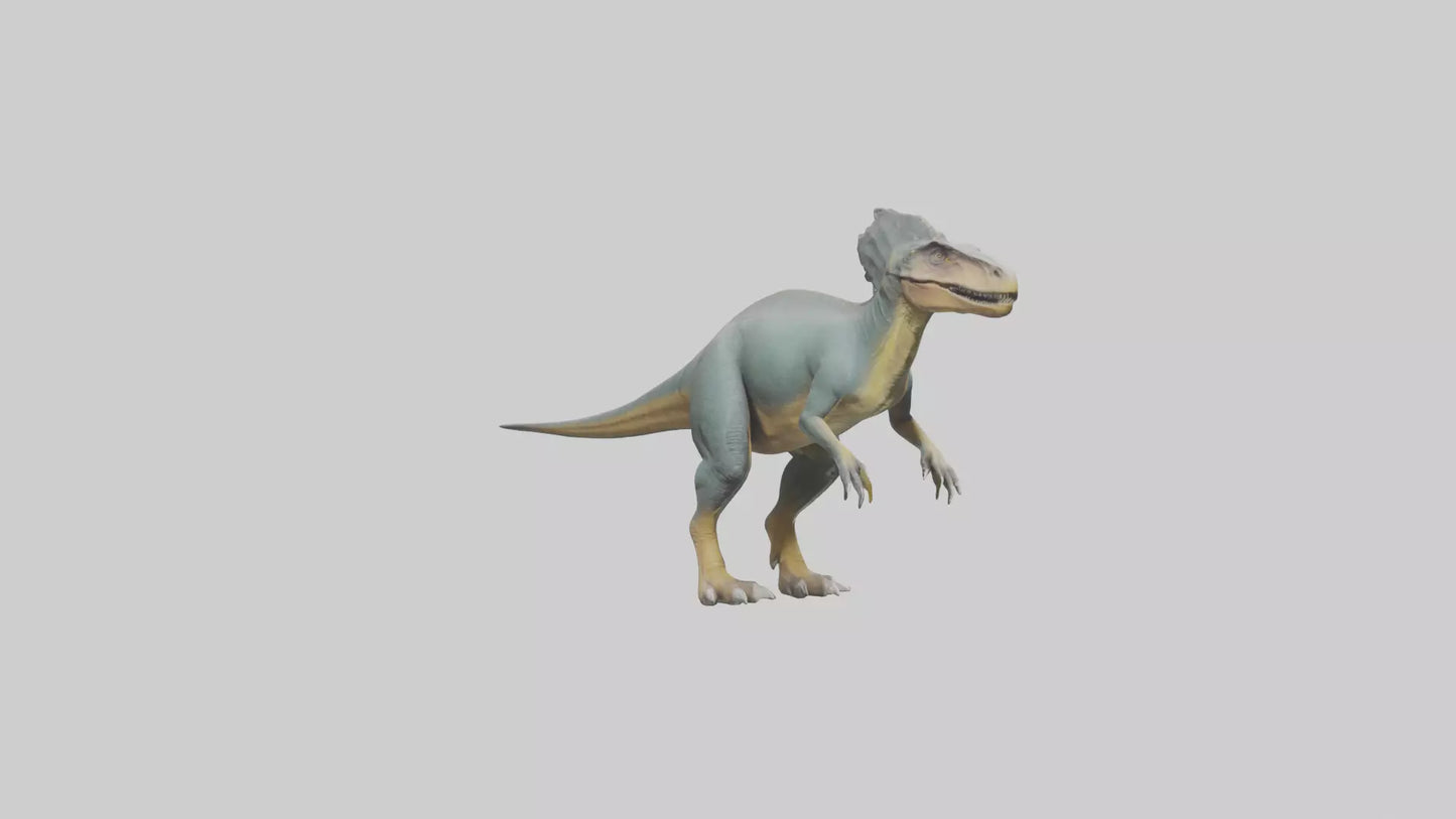 Monolophosaurus model 3D model