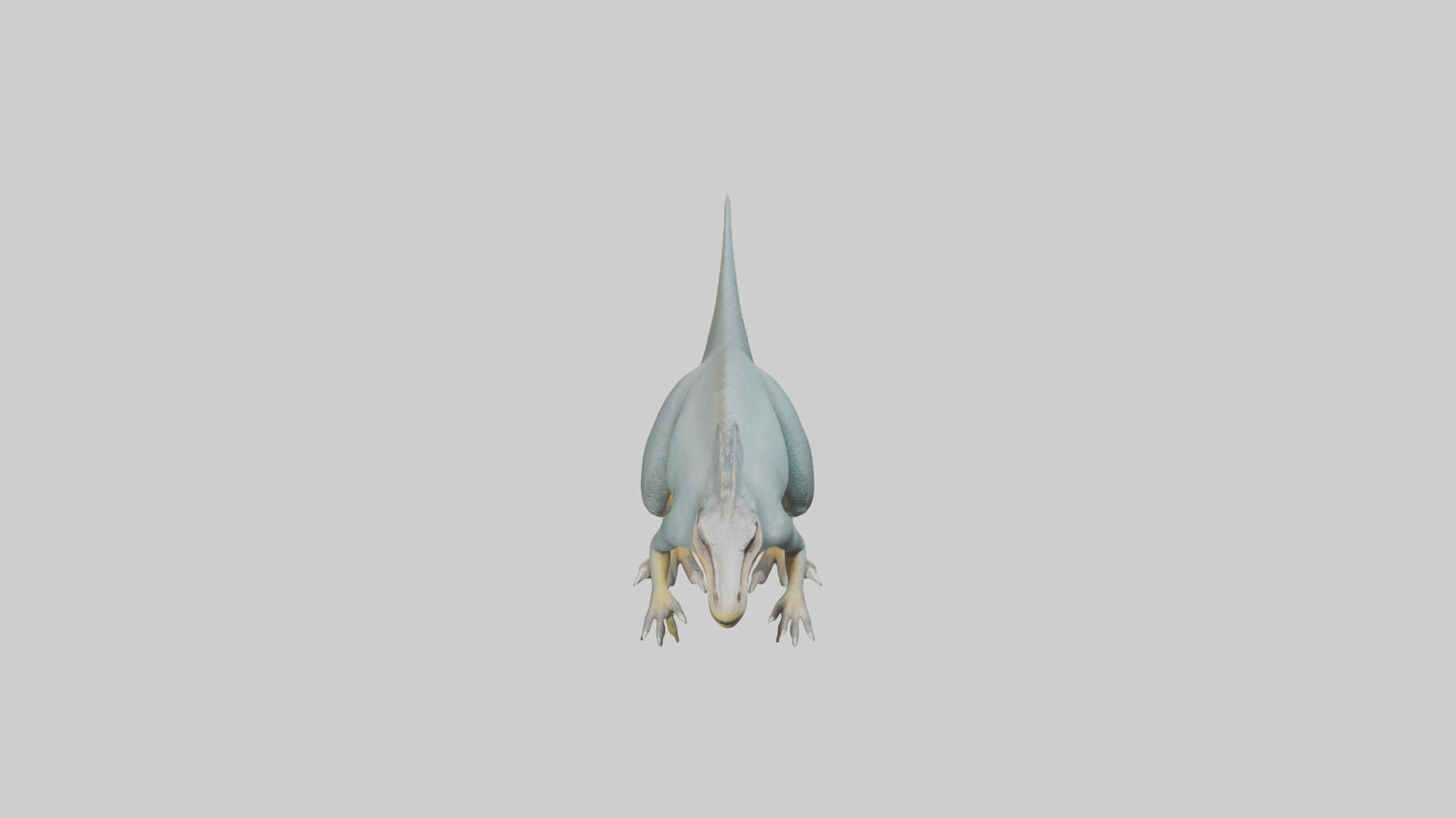 Monolophosaurus model 3D model
