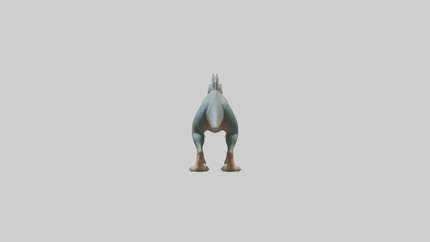 Monolophosaurus model 3D model