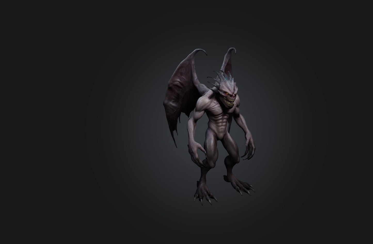3D model Monster VR / AR / low-poly