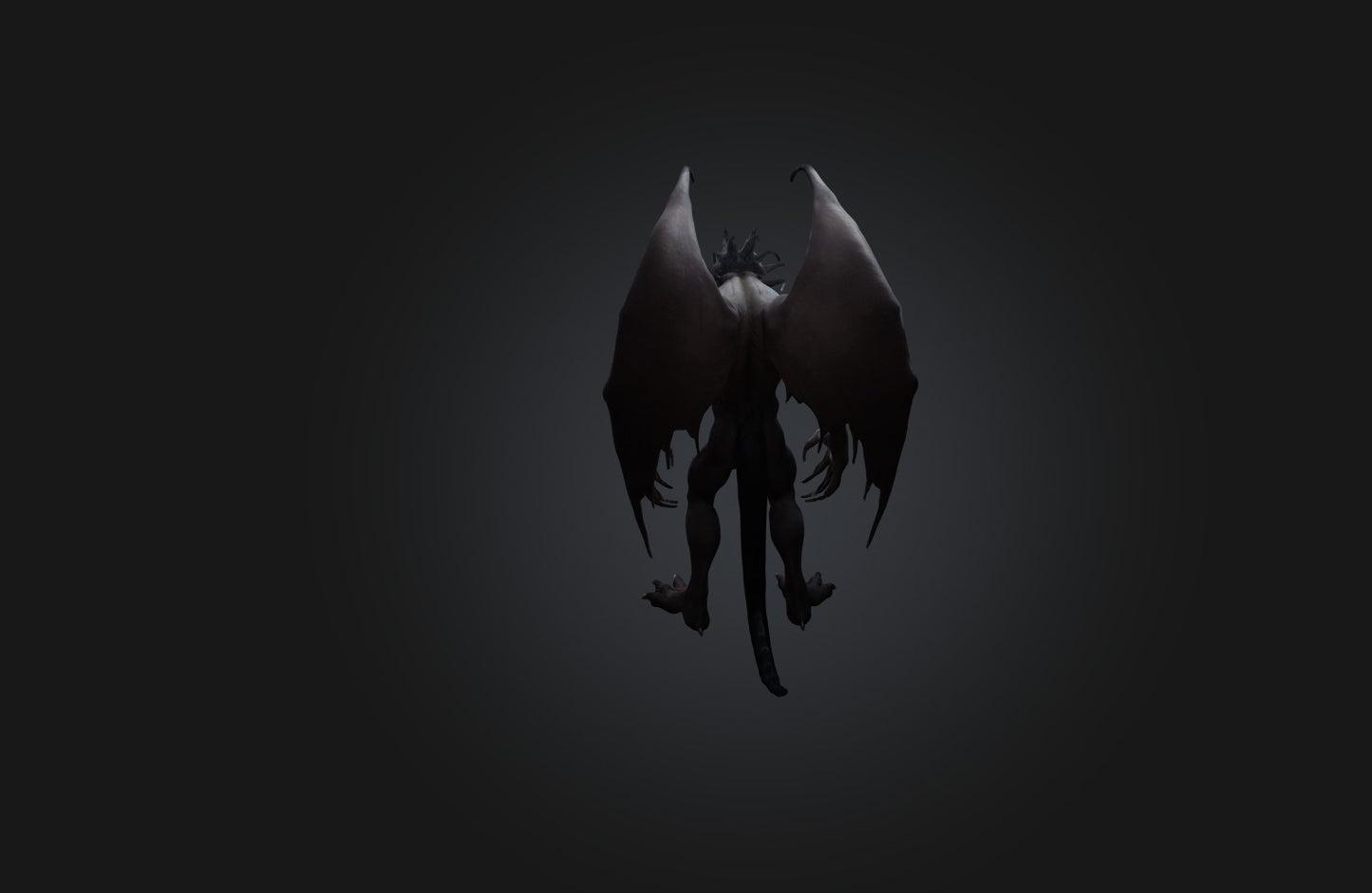 3D model Monster VR / AR / low-poly