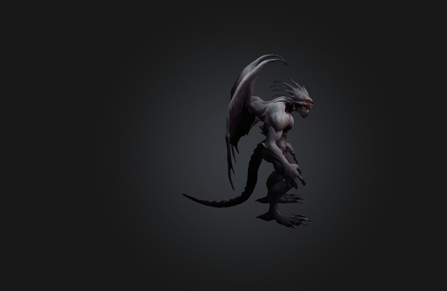 3D model Monster VR / AR / low-poly