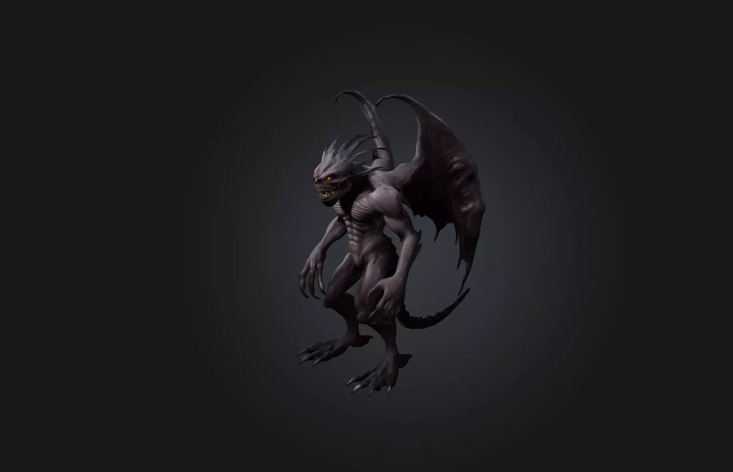 3D model Monster VR / AR / low-poly