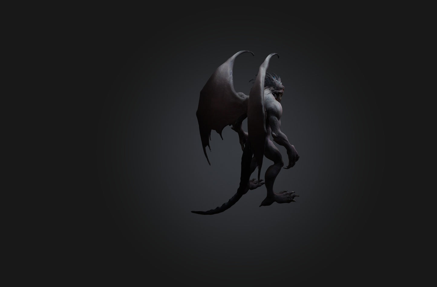 3D model Monster VR / AR / low-poly