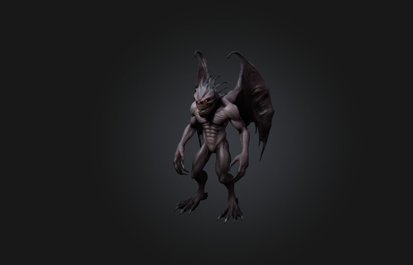 3D model Monster VR / AR / low-poly