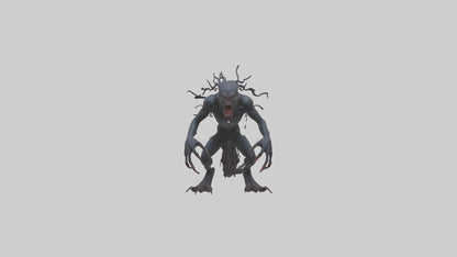 Monster of Darkness model VR / AR / low-poly