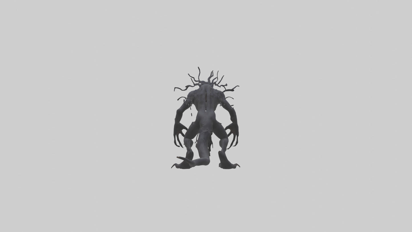 Monster of Darkness model VR / AR / low-poly