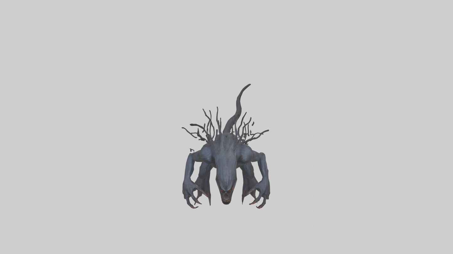 Monster of Darkness model VR / AR / low-poly