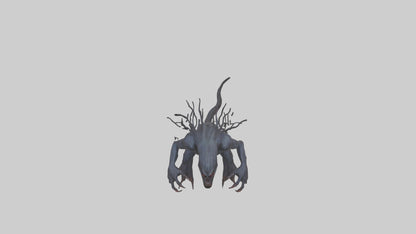 Monster of Darkness model VR / AR / low-poly