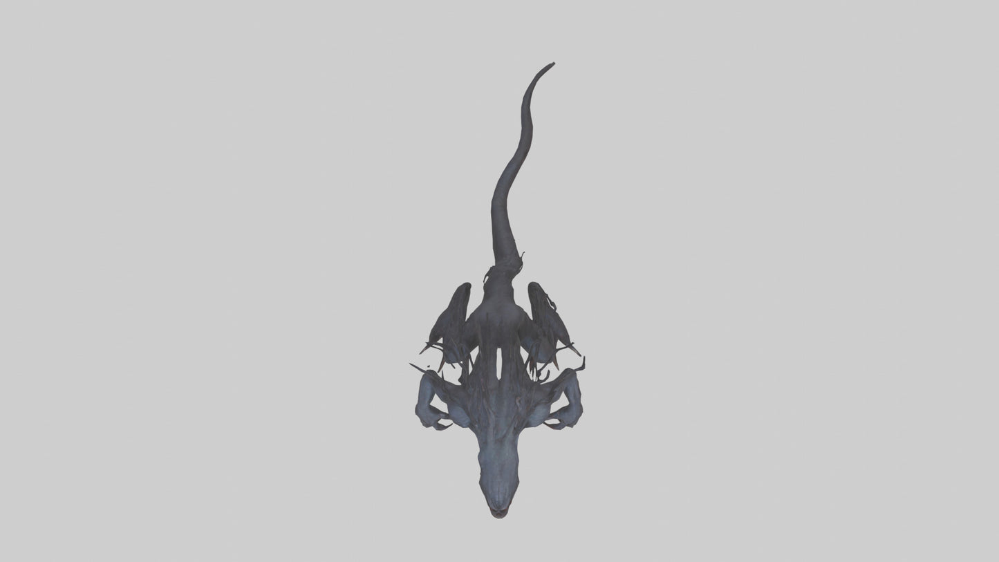 Monster of Darkness model VR / AR / low-poly