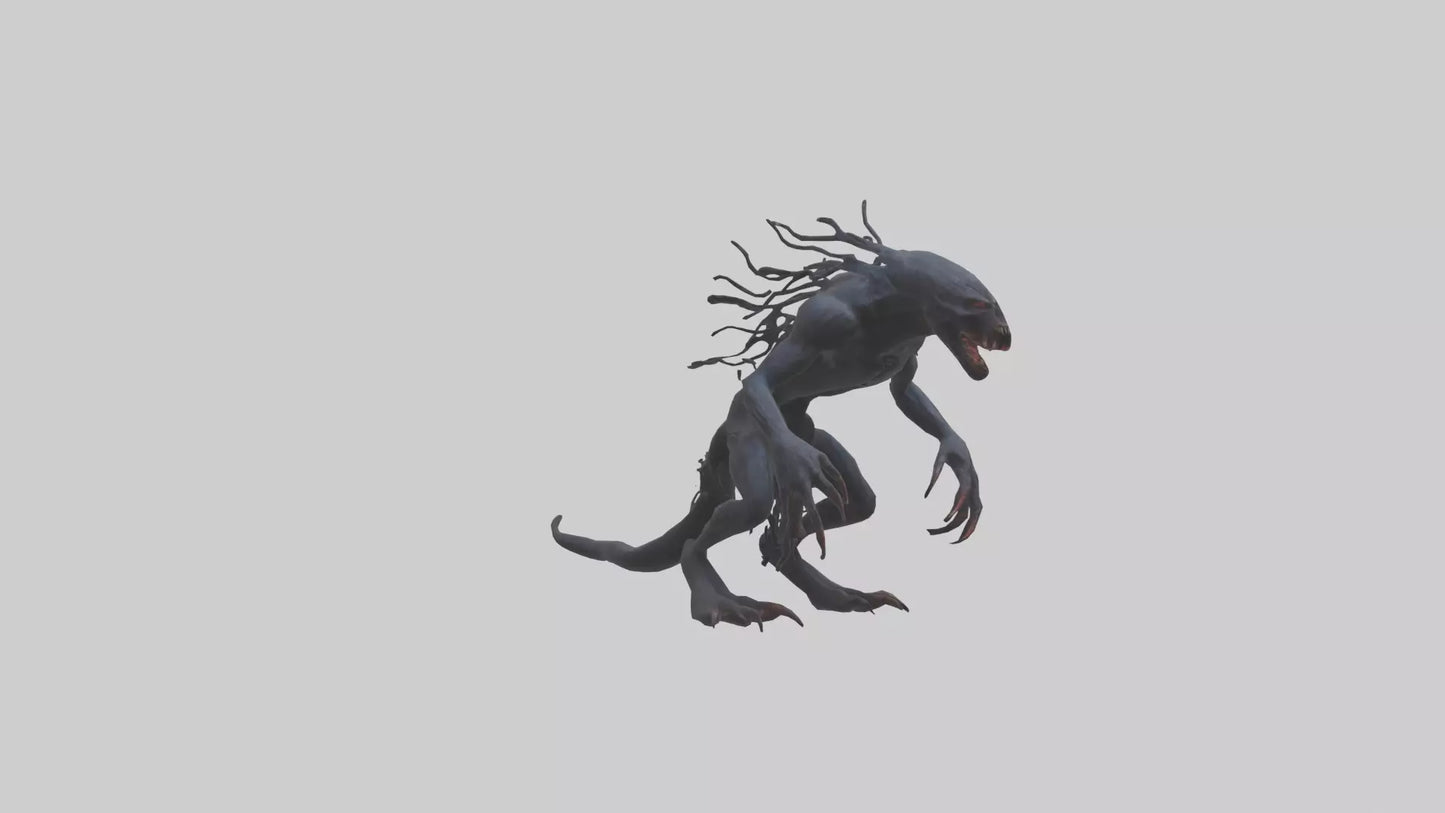 Monster of Darkness model VR / AR / low-poly