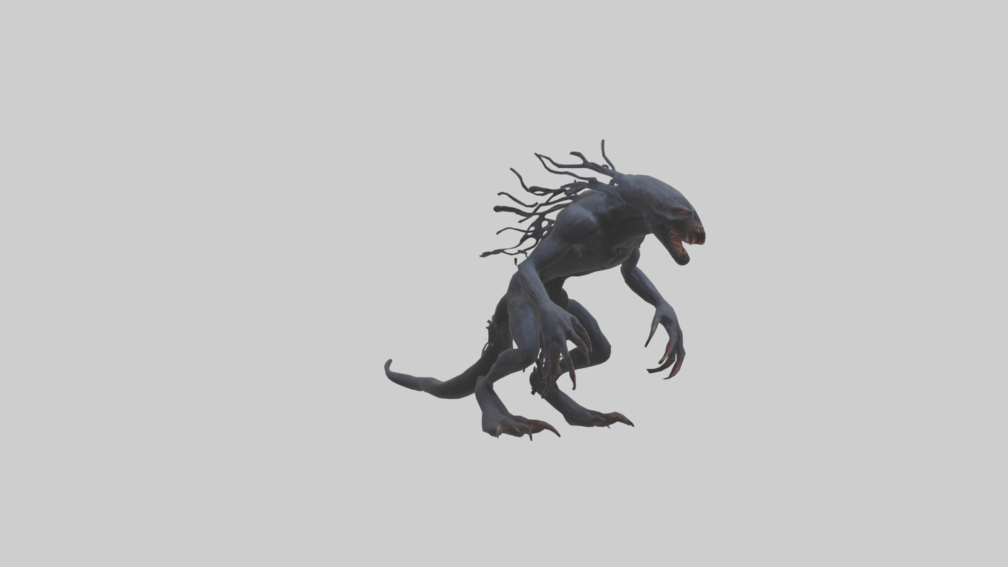 Monster of Darkness model VR / AR / low-poly