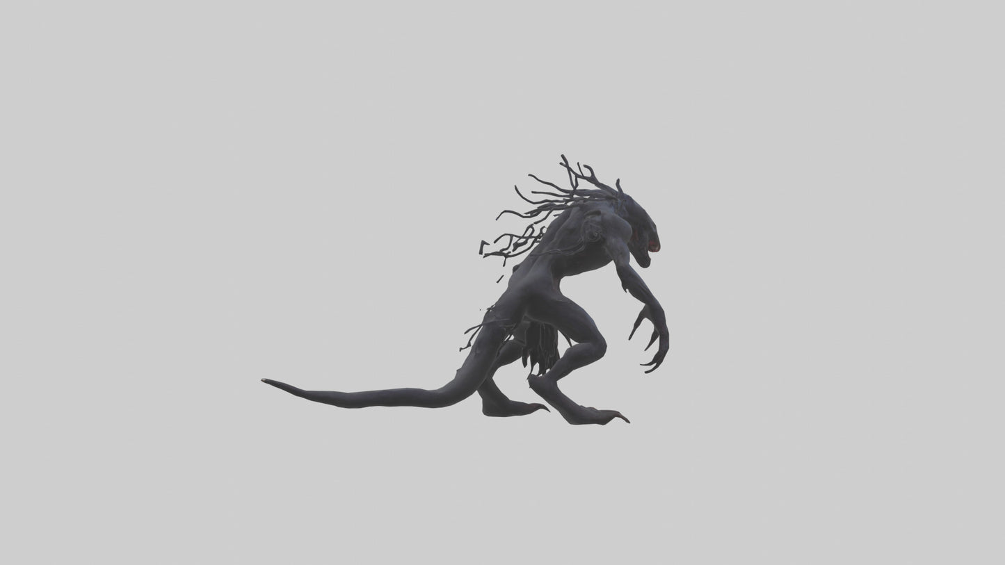 Monster of Darkness model VR / AR / low-poly