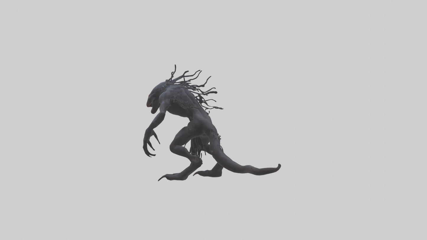 Monster of Darkness model VR / AR / low-poly