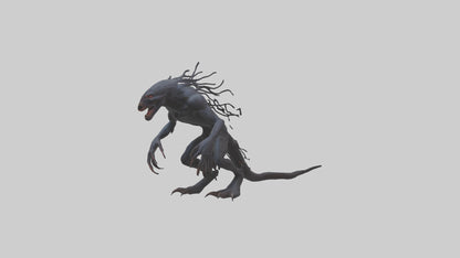 Monster of Darkness model VR / AR / low-poly