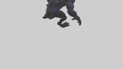 Monster with glowing eyes model 2 3D model