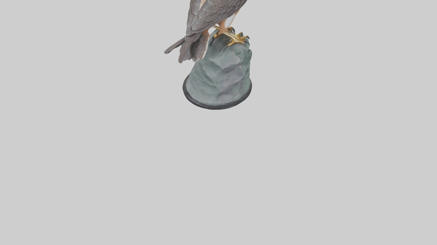Montagus Harrier statue model 3D model