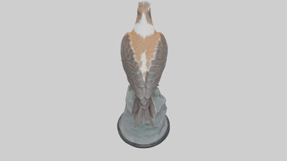 Montagus Harrier statue model 3D model