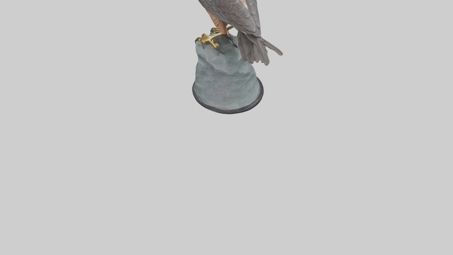 Montagus Harrier statue model 3D model