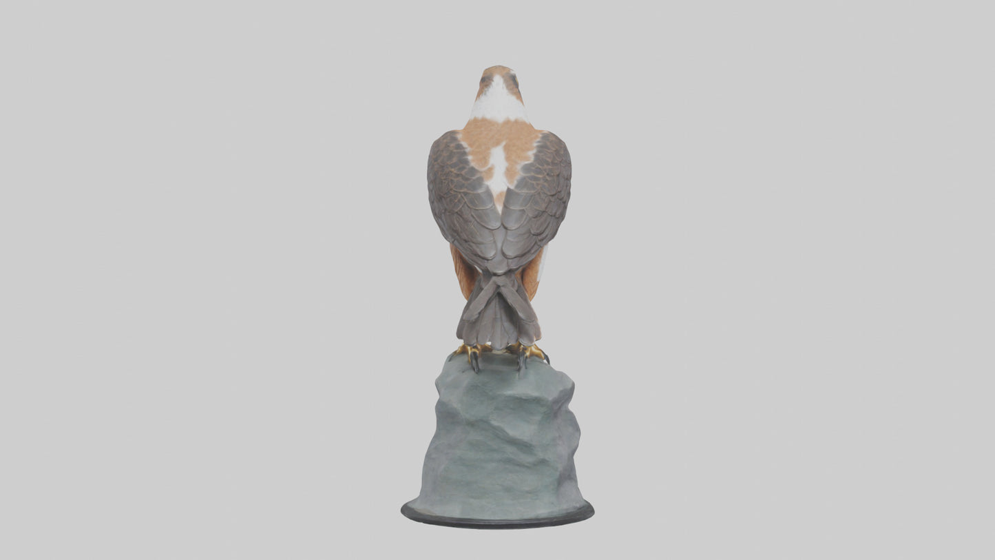 Montagus Harrier statue model 3D model