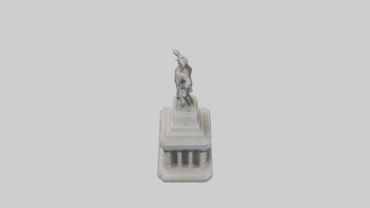 Monument of Independence statue model VR / AR / low-poly